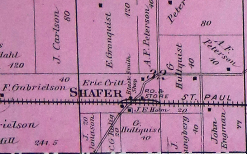 1888 Foote Plat - Shafer City